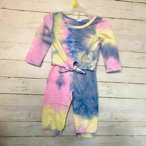Cute tie dye sweat suit